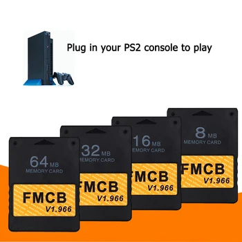 Sony PS2 Playstation 2 için ücretsiz McBoot v1.966 8MB/16MB/32MB/64MB Hafıza Kartı