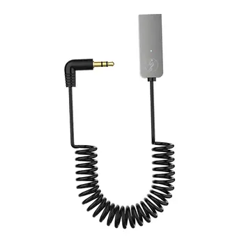 Araba USB AUX alıcı adaptörü 3.5 mm Jack ses alıcısı otomatik müzik telefonları için