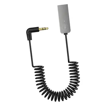 Araba USB AUX alıcı adaptörü 3.5 mm Jack ses alıcısı otomatik müzik telefonları için