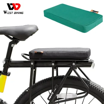 Batı Ayrılabilir Yıkanabilir Bisiklet Arka Eyer İnsanlı MTB Koltuk Polyester Kapak Bisiklet Yumuşak Yastık Deri bisiklet aksesuarı
