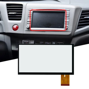 Honda için 9th Civic 2012-2015 Radyo Navigasyon Dokunmatik Ekran Cam Sayısallaştırıcı araç elektroniği Aksesuarları Head-up Ekran
