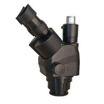 20mm Zoom Stereo Simul-odak Endüstriyel Mikroskop Kafası Microscopio Lens Onarımı İçin Elmas Trinoküler Mercek