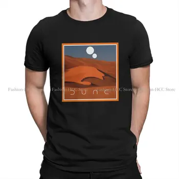 Kumul Manzara ve kum kurdu Benzersiz TShirt Dune Frank Herbert Rahat Yeni Tasarım T Shirt Kısa Kollu Sıcak Satış Polyester