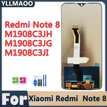 6.3 inç Xiaomi Redmi İçin Not 8 dokunmatik LCD ekran Ekran Değiştirme Redmi Note8 Ekran M1908C3JH M1908C3JG LCD