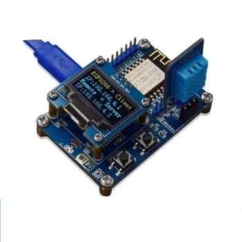 ESP8266 Hava İstasyonu DIY Kiti IOT Arduino İçin Başlangıç Kitleri Dijital Termometre Higrometre Sıcaklık Kablosuz WİFİ Modülü