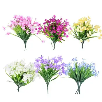 Yapay çiçekler DIY Çok Fonksiyonlu Yeniden Kullanılabilir İpek Sahte Çiçek Dekor Buket Ev Düğün Parti Dekorasyon Aksesuarları İçin