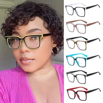 Mavi ışık engelleme kadın tasarımcılar gözlük TR90 optik gözlük bilgisayar göz koruması cam moda gözlük