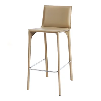 Yüksek Sayaç Yemek Sandalyesi Ergonomik Soyunma Ofis Salonu yemek sandalyesi Kütüphane Cep Muebles Para El Hogar mutfak mobilyası