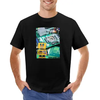 Teknoloji Seni Seviyor T-Shirt tees t shirt erkekler için