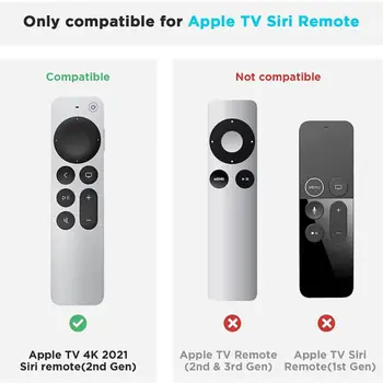 Tpu Apple Tv uzaktan Kumanda Kutusu Dayanıklı Kurulumu Kolay Çizik Önleme Yüksek Kalite Mükemmel Uyum En Çok Satan 5 Renkler