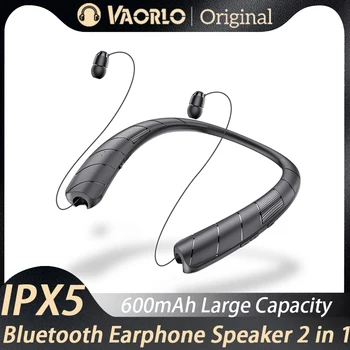 Neckand Bluetooth Kulaklık Hoparlör 2 in 1 Akıllı Sütun Surround Stereo Kablosuz Müzik Soundbar Taşınabilir Su Geçirmez Uzun Çalışma