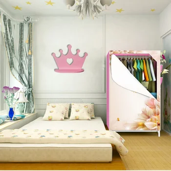 Ahşap duvar rafı Raf Depolama Taç Şekli Organizatör Asılı Süslemeleri DIY Bebek Çocuk Yatak Odası Dekorasyon Duvar Çoklu
