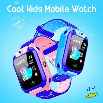 2 / 4G Çocuklar akıllı saat SOS Konumlandırma Kamera Çocuk Cep Telefonu Ses akıllı saat LBS İzleme El Feneri Çocuklar Smartwatch