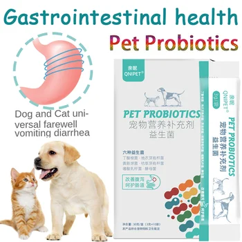 10 pcs Pet Probiyotik Kedi ve Köpek PET Gastrointestinal Sağlık Pet Beslenme Takviyesi İshal ve Kusma İştah Geliştirmek için