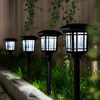 8 Adet Bahçe Güneş yol lambası Enerjili Açık Parlak Yard Su Geçirmez Villa Peyzaj Çim Yolu Geçit Driveway dekor lambası