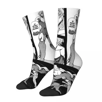 Komik Çılgın sıkıştırma ADAM Serin Çorap Erkekler için Hip Hop Harajuku Kayıt Ragnarok Japon Eylem Savaş Anime Erkek Ekip Çorap