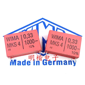 Ücretsiz Kargo 2 adet / 5 adet WIMA Almanya kondansatör MKS4 1000V 0.33 UF 1000V334 330NF P = 27.5 mm