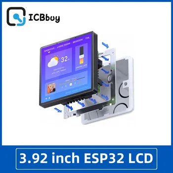 3.92 inç IPS LCD dokunmatik ekran esp32-S3 duvar paneli Akıllı duvar anahtarı tablet kare panel Akıllı ekran