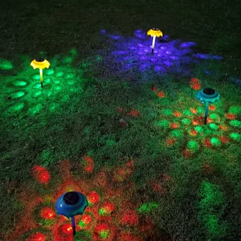 3 Adet güneş şemsiyesi ışıkları LED çim su geçirmez avlu açık havada yeni Bahçeler peyzaj noel partisi tatil dekorasyon lambaları