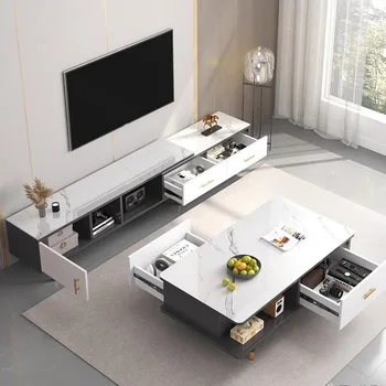 Raflar Oturma Odası Tv Dolabı Zemin Lüks Depolama Modern Televizyon Standları İskandinav Moveis Para Casa salon mobilyası MQ50DS