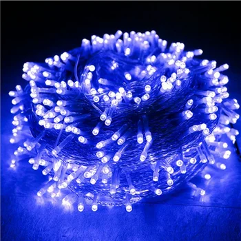 10/20/30/50/100m LED Dize İşıklar Garland Su Geçirmez Peri İşıklar Noel Ağacı Lambası Dış Aydınlatma Parti Düğün Dekorasyon