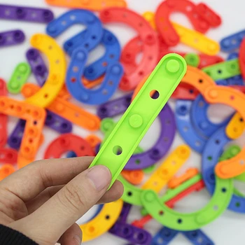 Montaj Oyunları Renkler Yapı Taşı Oyuncak Eklemek İnşaat Oyuncakları 3D Yapı Taşları Çocuklar için Aydınlanma Hobiler Hediyeler