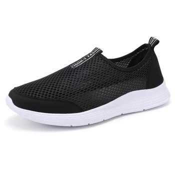 Erkekler koşu ayakkabıları Kadın Hafif Örgü Nefes Sneakers Açık Koşu Spor ayakkabı Unisex Sneaker 36-46 Yeni Moda