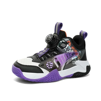 Yeni Çocuk Sneakers Erkek Marka basketbol ayakkabıları Çocuk Ayakkabıları Açık Koşu Spor Tenis Erkek Ayakkabı kaymaz gündelik ayakkabı