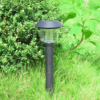 Güneş enerjisi plastik çim lambası açık su geçirmez Bahçe Dekoratif Gece Lambası takılı çim lambası