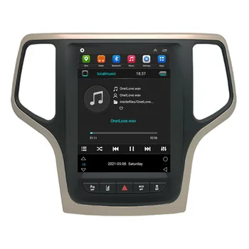 8G + 128G Android12 Tesla Ekran Araba Video Oynatıcı Radyo Jeep Grand Cherokee 2014 2015-2035 İçin Araba Stereo GPS Navigator Multimedya