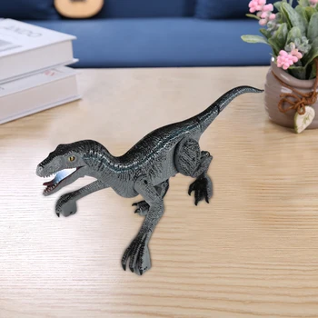 Simülasyon Velociraptor Oyuncaklar ile LED Gözler Akıllı Hayvan Hediye Çocuklar için