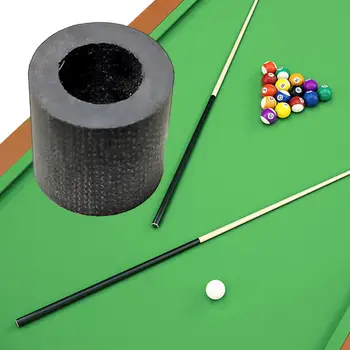 Bilardo Cue Yüksük Snooker Havuzu Onarım Parçaları Profesyonel Kolay Kurulum Hafif Taşınabilir Karbon Fiber Havuz Cue Yüksük
