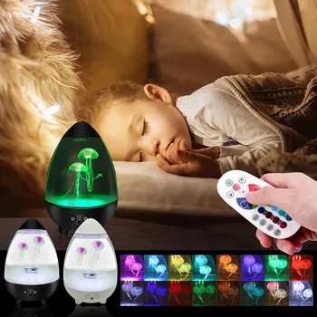 Işık projektör Yatak Odası için 10 altında lav Lambası 16 Renk Değiştiren Gece Lambası Uzaktan Kumanda İle USB İnşaat 5 Yaşındaki Çocuklar için