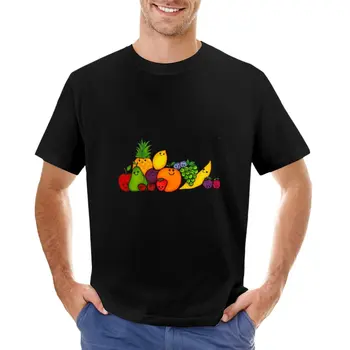 Meyveli Arkadaşlar T-Shirt erkek giysileri erkekler için kıyafetler