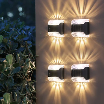 Güneş Led duvar lambası sokak güneş spot ışığı akıllı ışık güneş ışıkları bahçe dekorasyon açık noel ışıkları açık