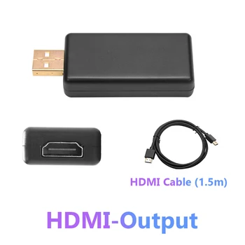 USB CVBS RCA HDMI Video Çıkışı Adaptörü Kutusu arayüzü bağlanmak TV monitörü Ekran Cihazı Android Radyo Multimedya Oynatıcı