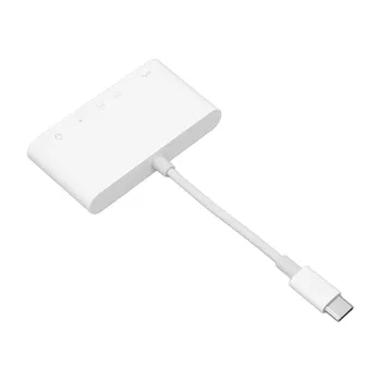 USB C yerleştirme istasyonu taşınabilir USB C Hub 5Gbps aktarım hızı 5 in 1 fareler için Laptop için pratik