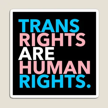 Trans Hakları insan hakları 2 1 Mıknatıs Çocuk Oyuncak Renkli Buzdolabı Çıkartmalar Manyetik Ev Bebek Tutucu