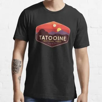 Tatooine Milli Parkı-İki Kez Eğlenceli, İki Kez Eğlenceli 2023 yeni moda tişört spor eğlence kısa kollu tişört