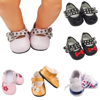 7Cm Bebek Ayakkabıları 43Cm Yükseklik Bebek ve 18 İnç Amerikan El Yapımı Bebek Aksesuarları Nesil Kız çocuk oyuncağı