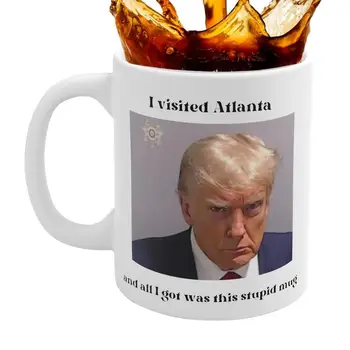 Trump Kahve Kupa Atış 350ml Komik Asla Teslim Trump Seramik Kupa Yenilik Drinkware Prank Hediye Anne Kızı Koca Oğlu