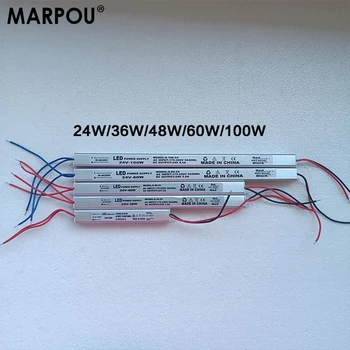 MARPOU LED Sürücü Güç Kaynağı 175 V için 250 V Anahtarlama LED sürücü aydınlatma Trafo 24 W 36 W 48 W 60 W 100 W İçin LED ışık