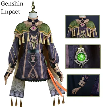 Genshin Darbe Cosplay Kostümleri Kolej Çünkü Cai Guo Sumeru Maskot Cosplay Komple Set Oyunları Ve Anime Anime Cosplay