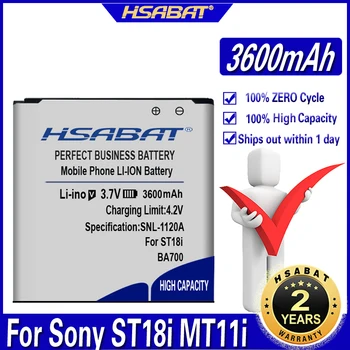 HSABAT 3600 mAh BA700 Pil Sony Ericsson XPERİA RAY ıçin ST18i MT11i MT15i MK16i, Xperia Neo MT15i Pro MK16i