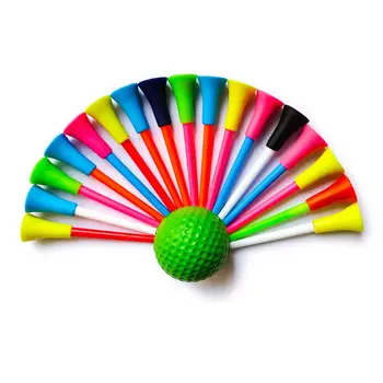 1 Grup Taşınabilir Golf Plastik Tırnak Sağlam Dayanıklı Beş Pençe Golf Tees Yaratıcı Fincan Tipi Golf Eğitim Topu Tee