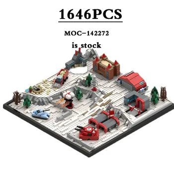 2023 Yeni MOC - 142272 Command & Conquer Kırmızı Kordon Oyun Serisi, Oyun Sahnesi oyuncak inşaat blokları 1646 Yılbaşı Hediyeleri DIY Hediyeler