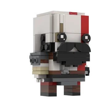 MOC Savaş Tanrısı Çizgi Film Karakterleri Kratos Yapı Taşları Set Aksiyon Figürleri Brickheadzs Tuğla Oyuncaklar Çocuklar İçin doğum günü hediyesi
