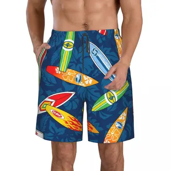 Sörf tahtaları erkek Rahat Yürüyüş Şort İpli plaj pantolonları Konfor Düz Ön Şort S