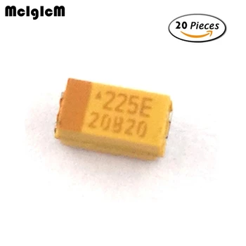 MCIGICM 20 adet Bir 3216 2.2 uF 25V SMD tantal kondansatör