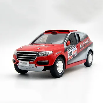 Diecast 1: 18 Ölçekli H6 Dakar Rallisi SUV Off-road Araç Alaşım Araba Modelleri Yetişkin Koleksiyonu Statik Ekran Oyuncaklar Hediyeler Hediyelik Eşya